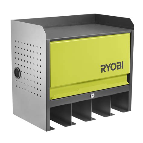 ryobi 1 piece steel wall mounted hanging cabinet|ryobi tool cabinet.